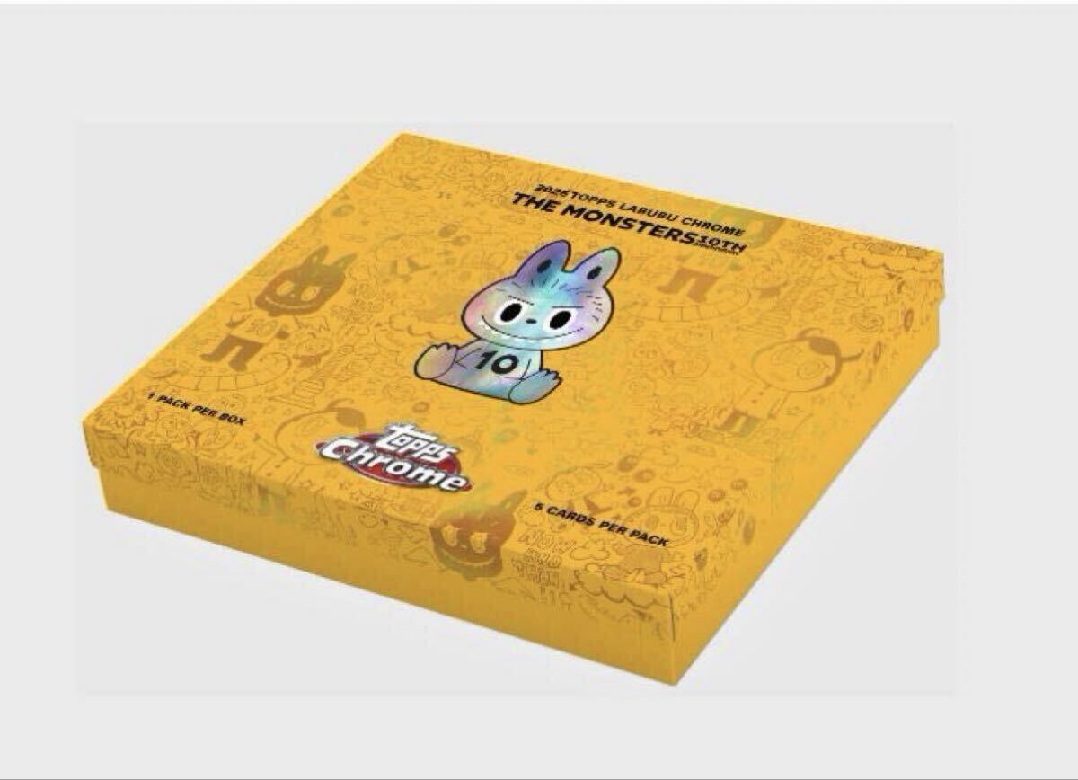 2025 topps chrome labubu 10th アニバーサリー ボックス ラブブ