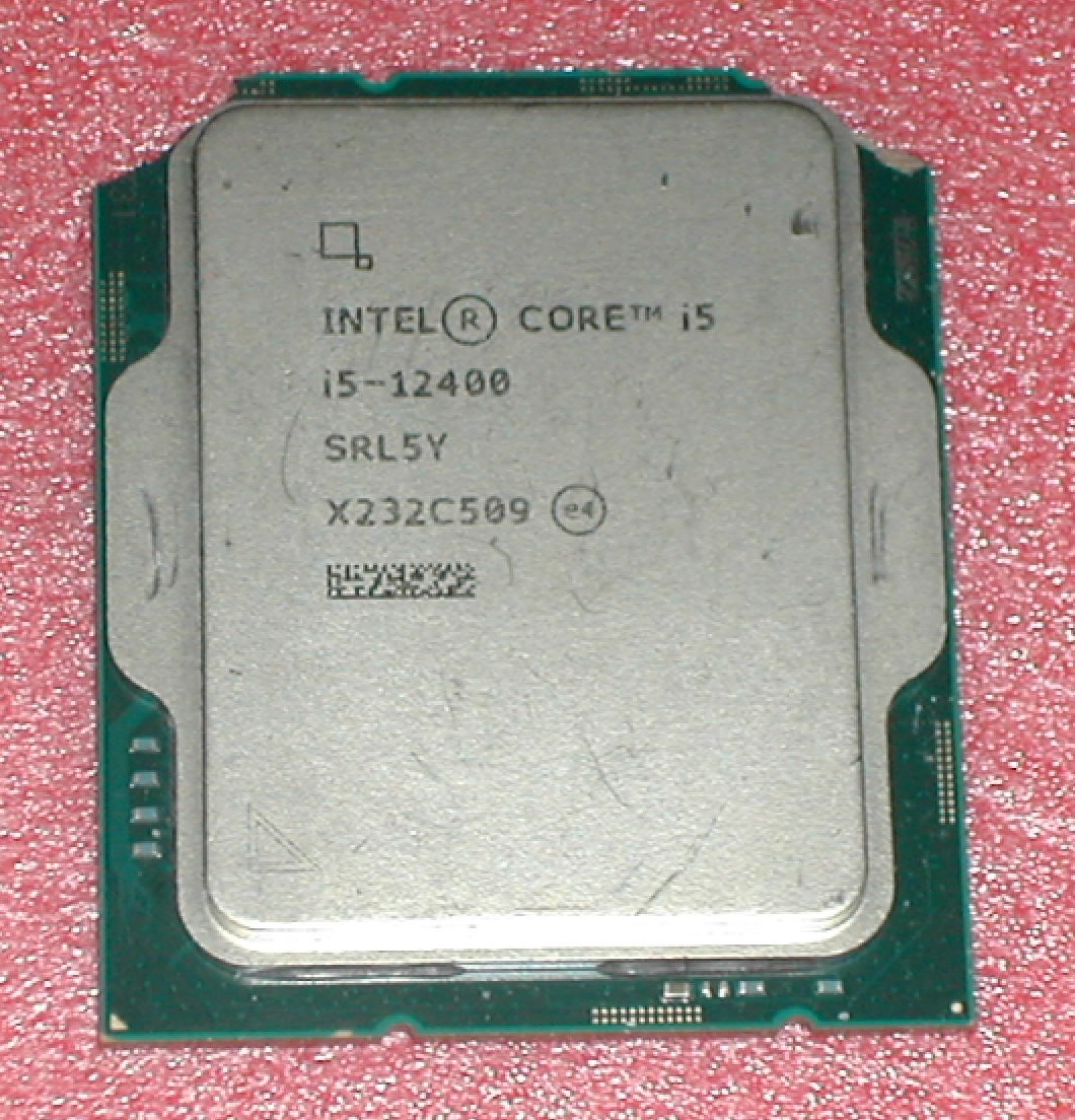 ジャンクCPU Core i5 12400 LGA1700｜Yahoo!フリマ（旧PayPayフリマ）