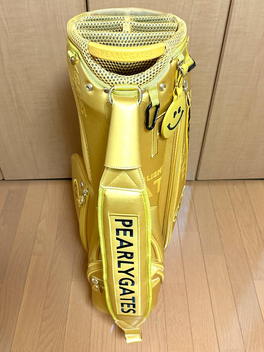 希少】パーリーゲイツGOLDスタンド式キャディバッグ ヘッドカバー