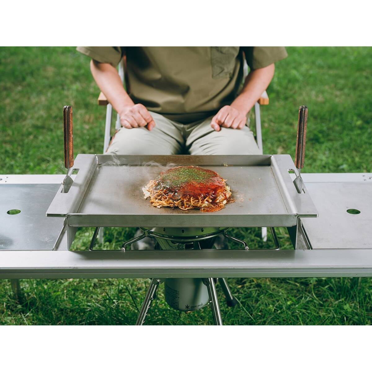 Snow Peak スノーピーク オタフクソースコラボ ステンレス お好み焼