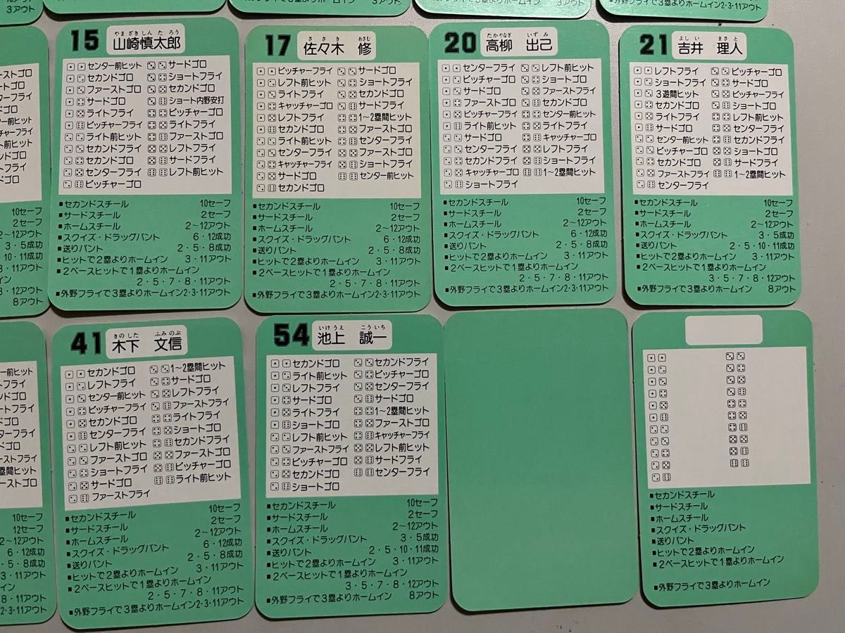 タカラ プロ野球カードゲーム 90年 近鉄バファローズ 野茂英雄 など32