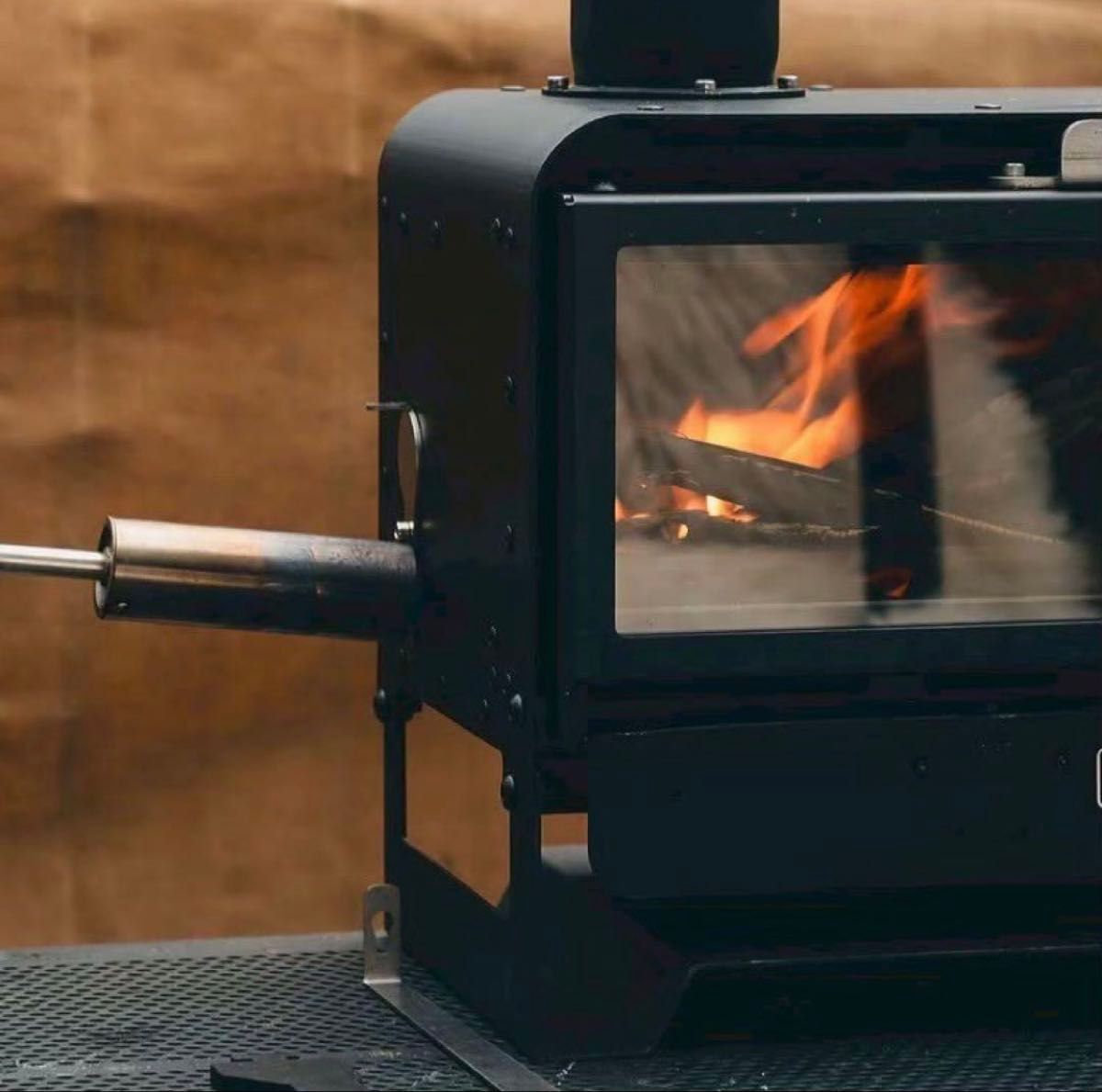 訳あり品 Soomloom薪ストーブKAKA真っ黒キャンプ暖炉ファイヤー
