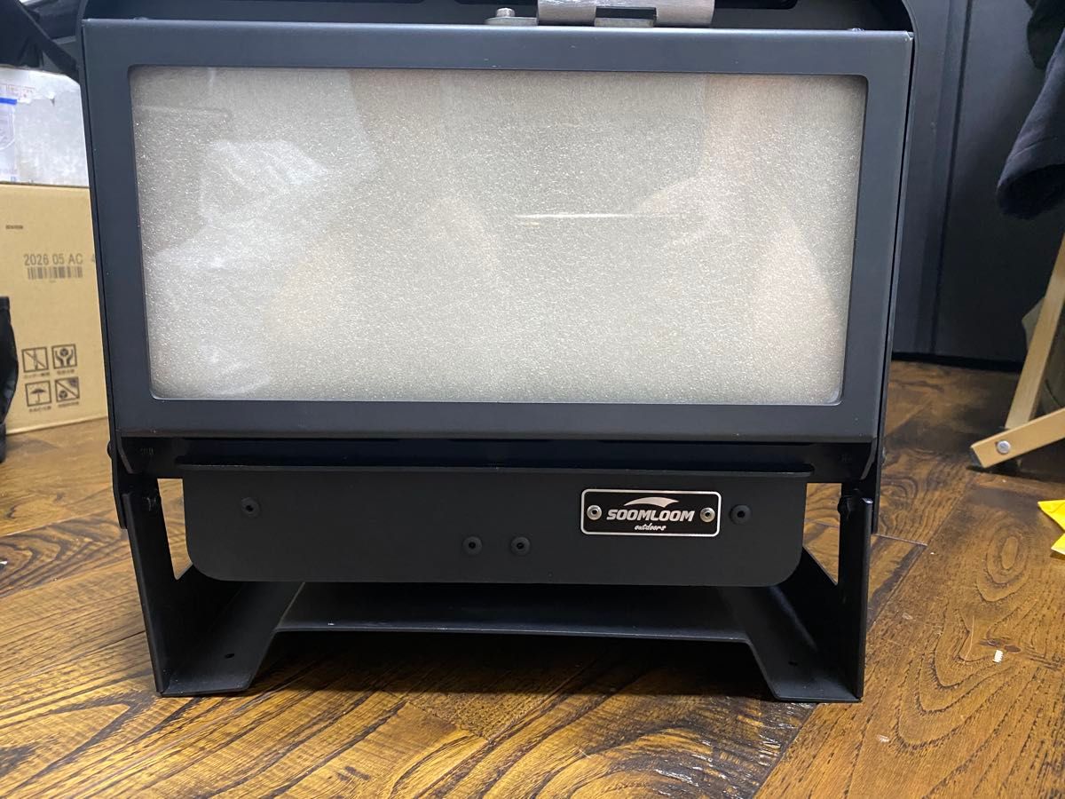 訳あり品 Soomloom薪ストーブKAKA真っ黒キャンプ暖炉ファイヤー