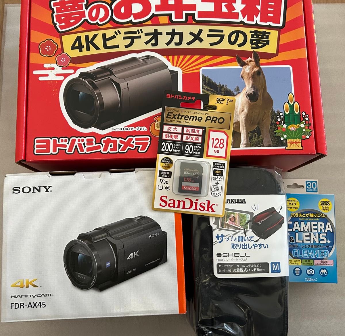 新品 ヨドバシカメラ 福袋 4Kビデオカメラの夢 Sony ソニー Handycam