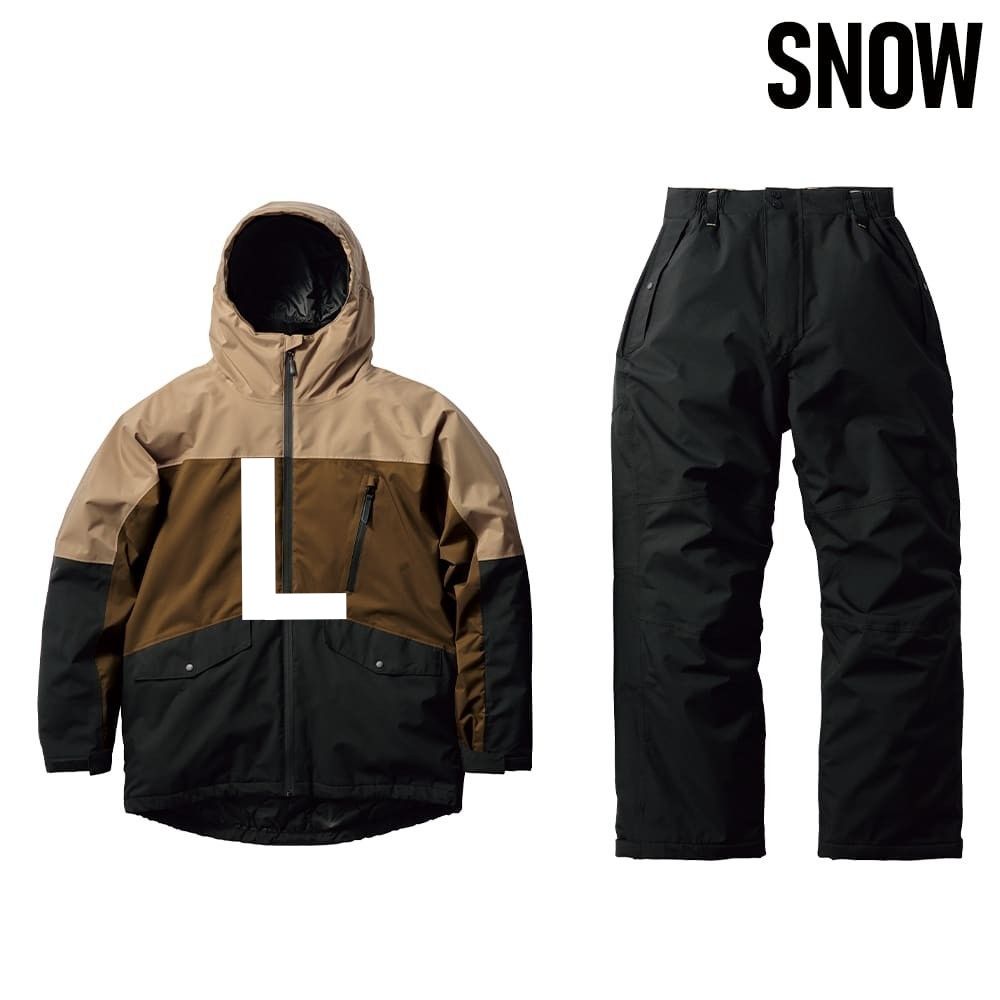 ワークマン イージス防水防寒スーツ スノーウェア L スノーブラウン