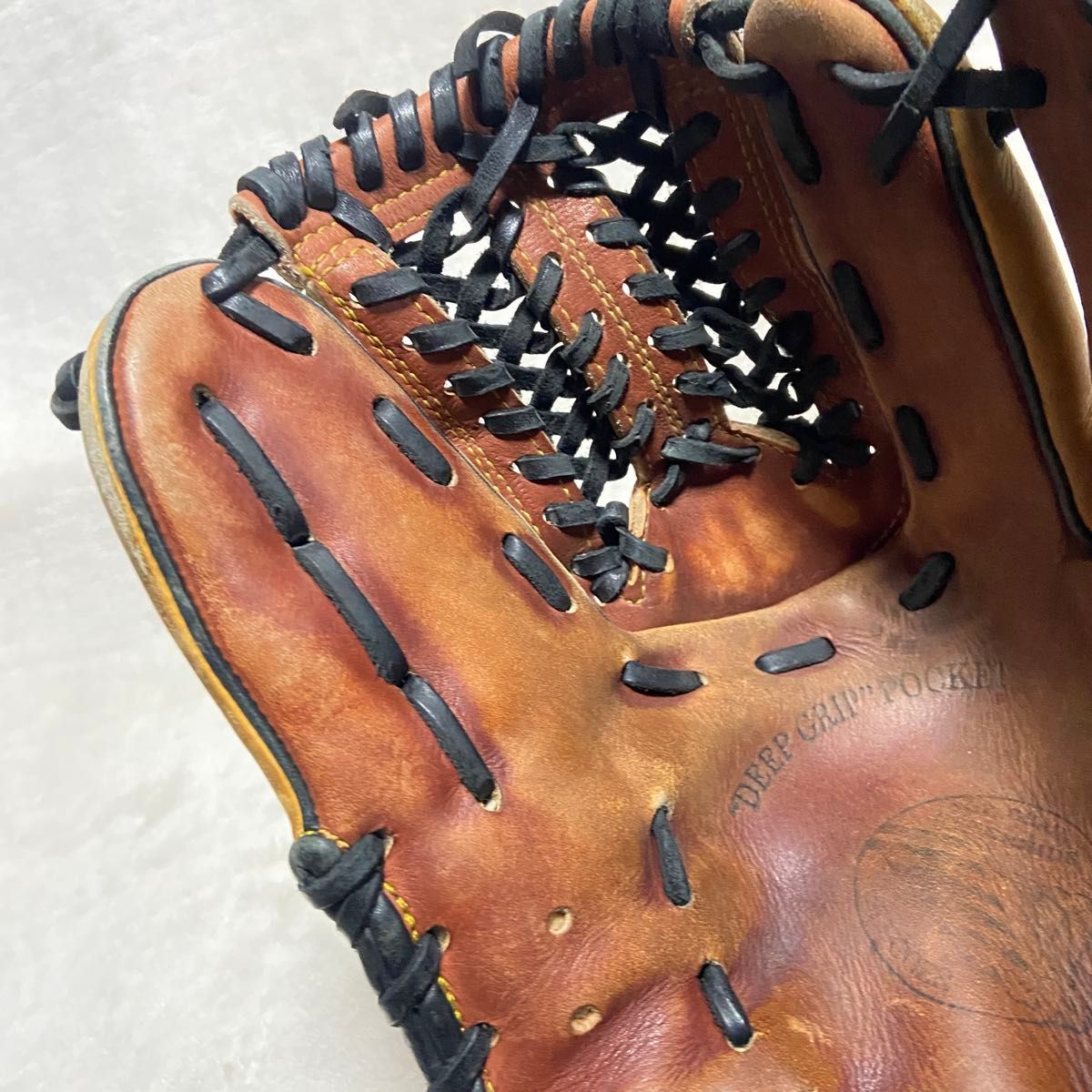 希少 久保田スラッガー 1040 プロ支給品 実使用 硬式 グローブ 内野手