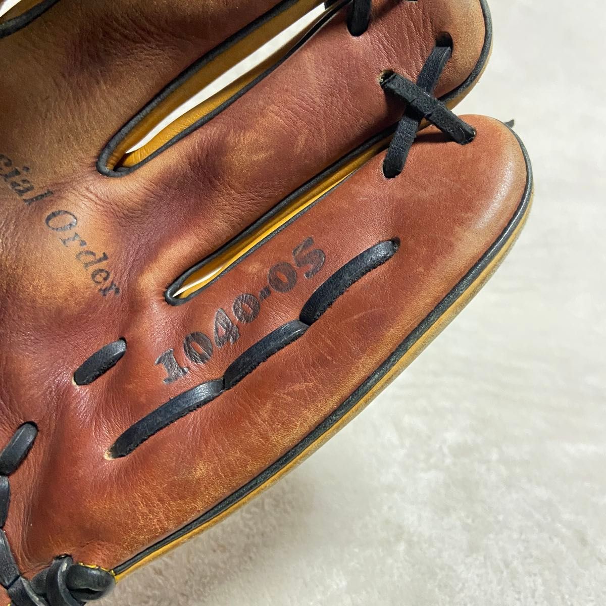 希少 久保田スラッガー 1040 プロ支給品 実使用 硬式 グローブ 内野手