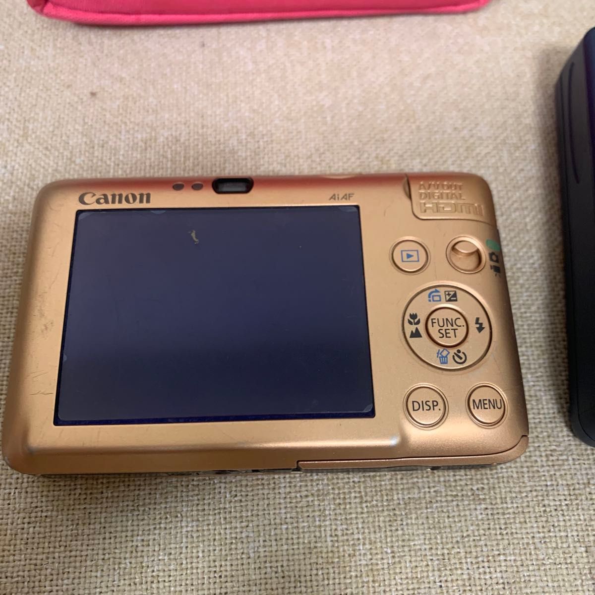 希少品】Canon IXY210 IS(ゴールド) 動作確認済み コンパクトデジタル