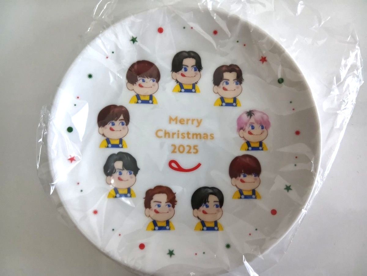 不二家 スノーマン オリジナルクリスマスプレート 2025 FUJIYA SnowMan