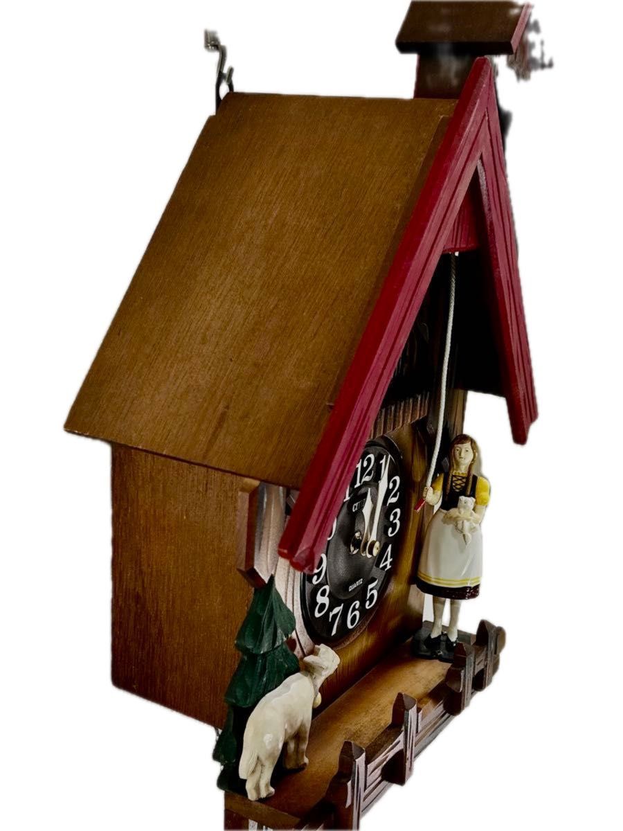 CITIZEN カッコーチロリアン 鳩時計 ふいご式クオーツ 彩色仕上 完動品