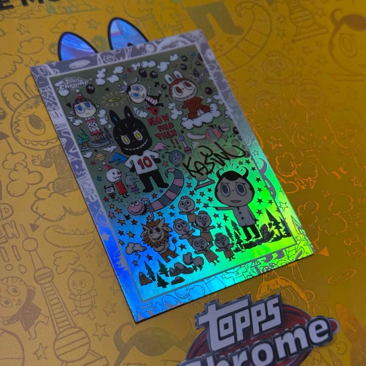 2025 Topps THE MONSTERS Labubu chrome TM01 箔サイン ラブブ｜Yahoo