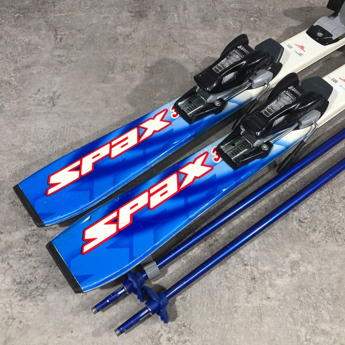 人気 KAZAMA カザマ SPAX 120 ジュニア スキー 4点 セット 即乗り