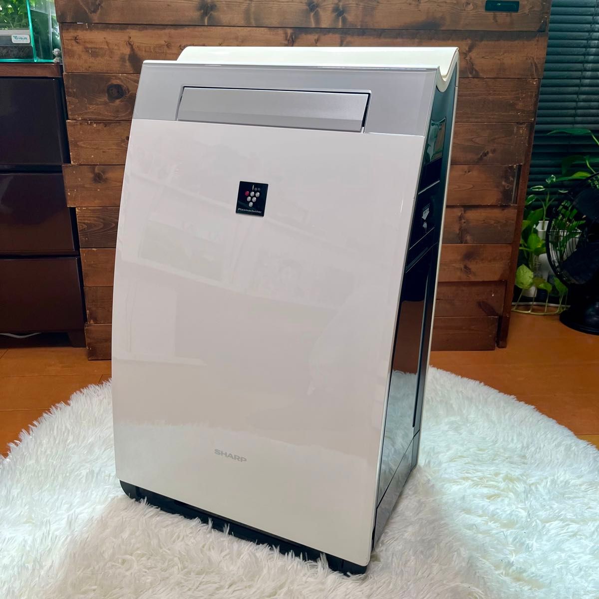 美品/2019年製】SHARP シャープ 加湿空気清浄機 KI-JX75-W プラズマ