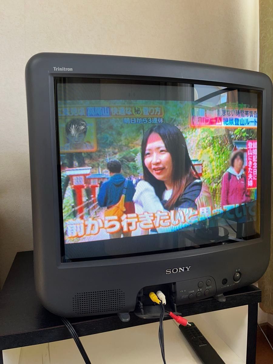 ソニートリニトロンテレビ 中古 レトロ SONY ブラウン管テレビ