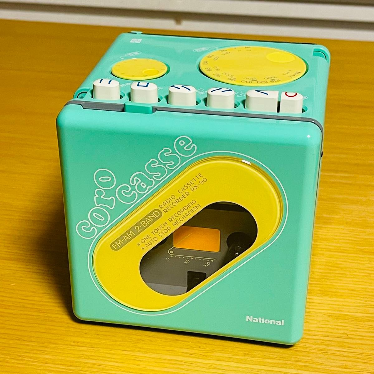 新品・未使用・昭和レトロ・希少】National ナショナル キューブ型