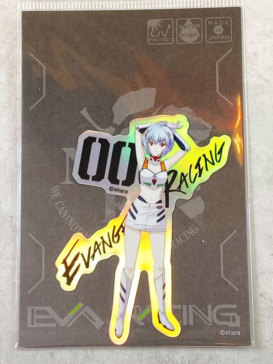 エヴァンゲリオン レーシング ホログラム ステッカー 綾波レイ エヴァ