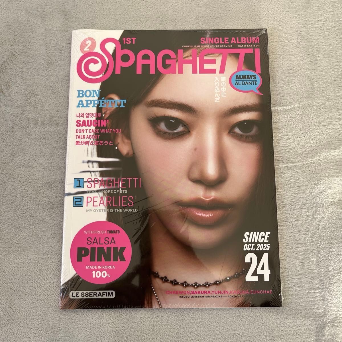 LE SSERAFIM SPAGHETTI SINGLE ALBUM 2025年10月発売 SAKURA｜Yahoo