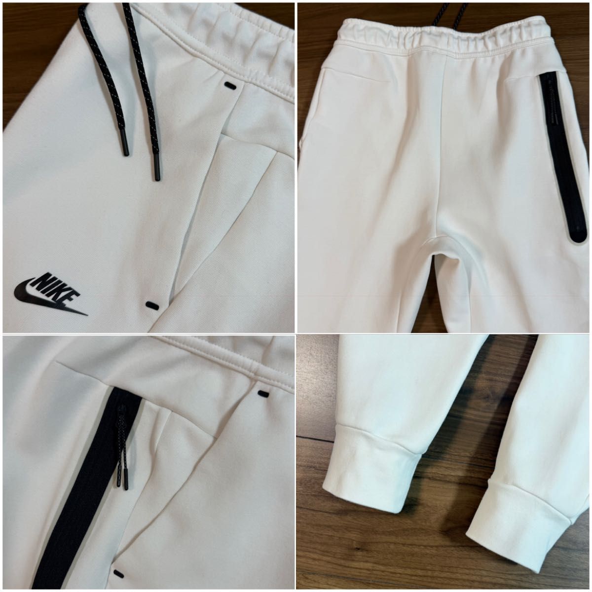 メンズS ホワイト テックフリース セットアップ NIKE 過去モデル 白