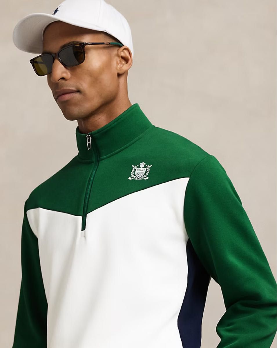 ラルフローレン RLX ゴルフ ブロック ダブルニット プルオーバー