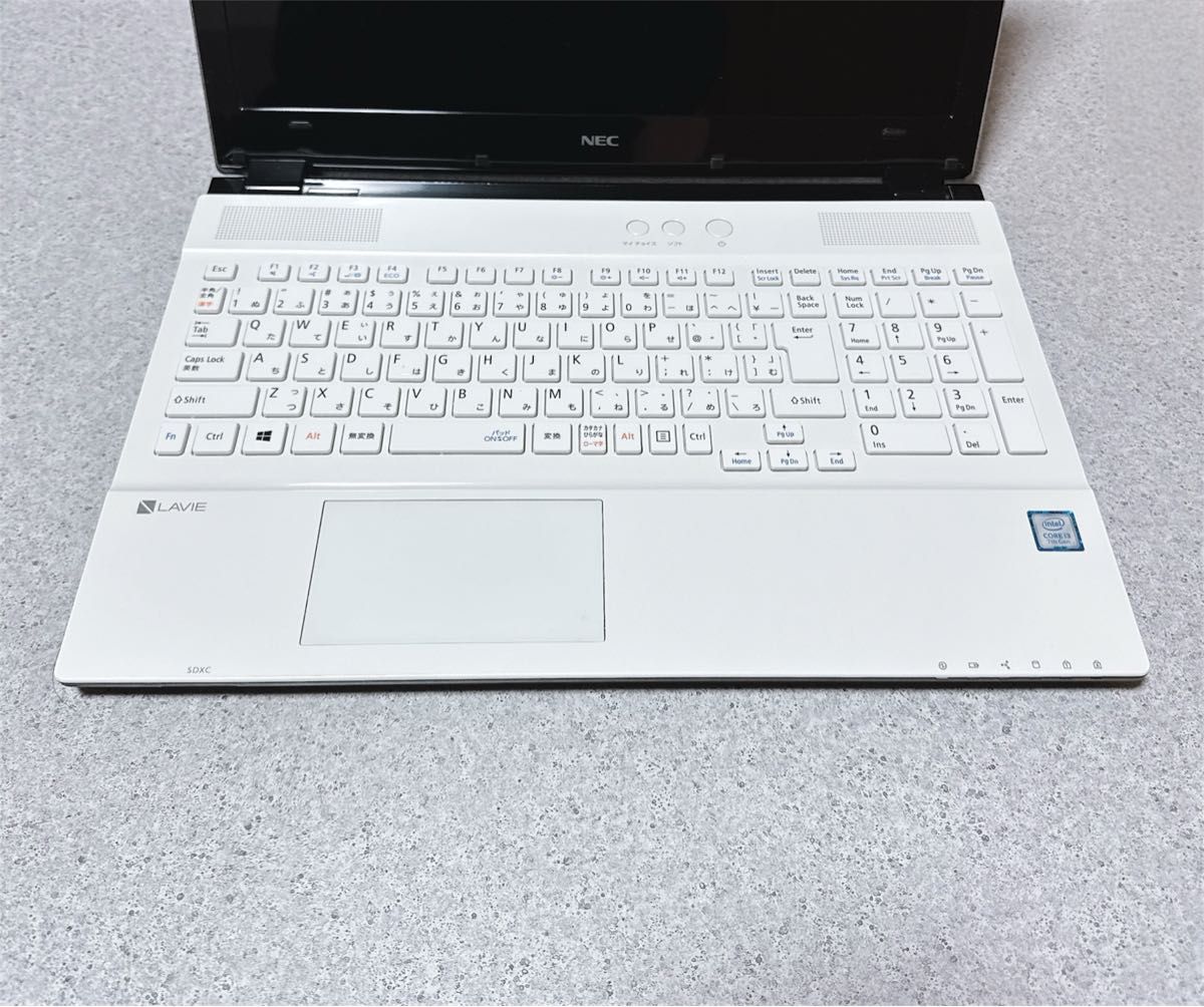 NEC LAVIE NS350GAW ノートパソコン PC クリスタルホワイト 白 Windows