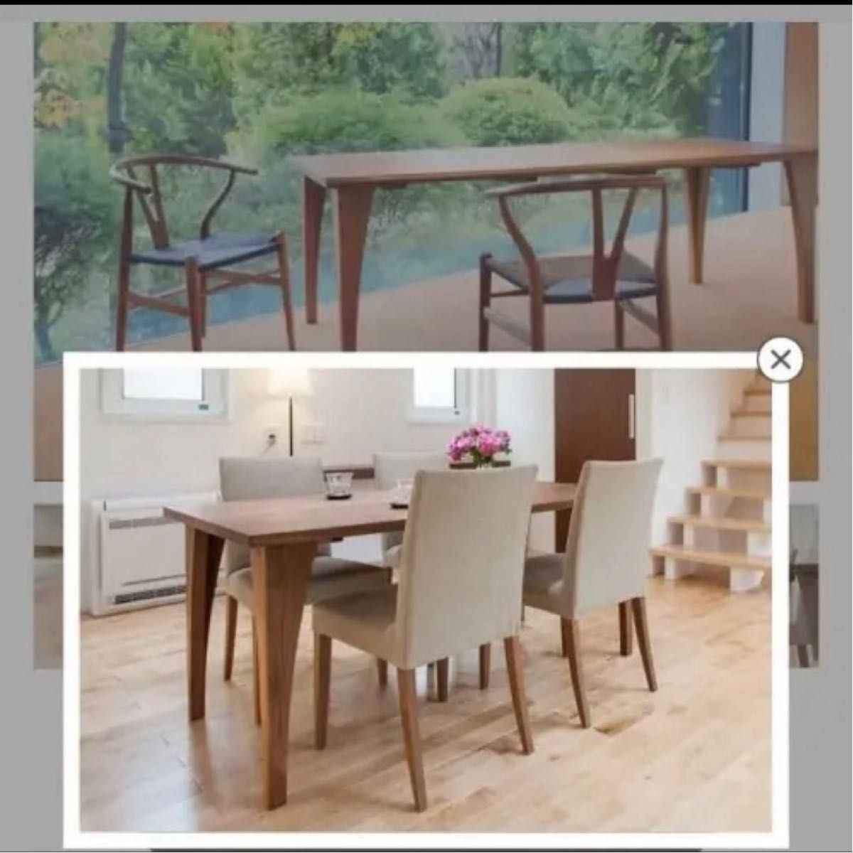 土井木工 THE DINING TABLE KRA ダイニングテーブル Yチェア｜Yahoo