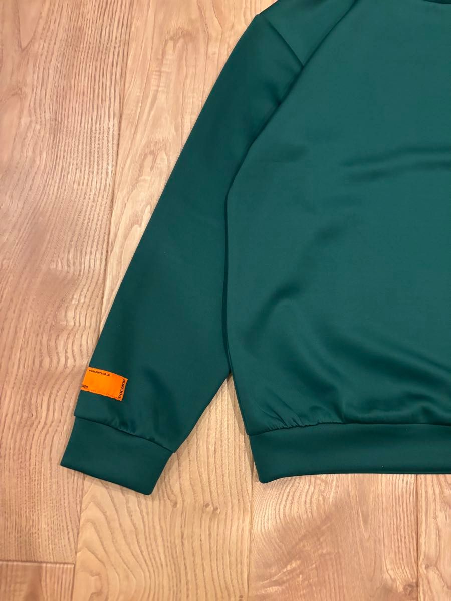 バックフレームロゴモックネックシャツ XL バックフレームロゴモック