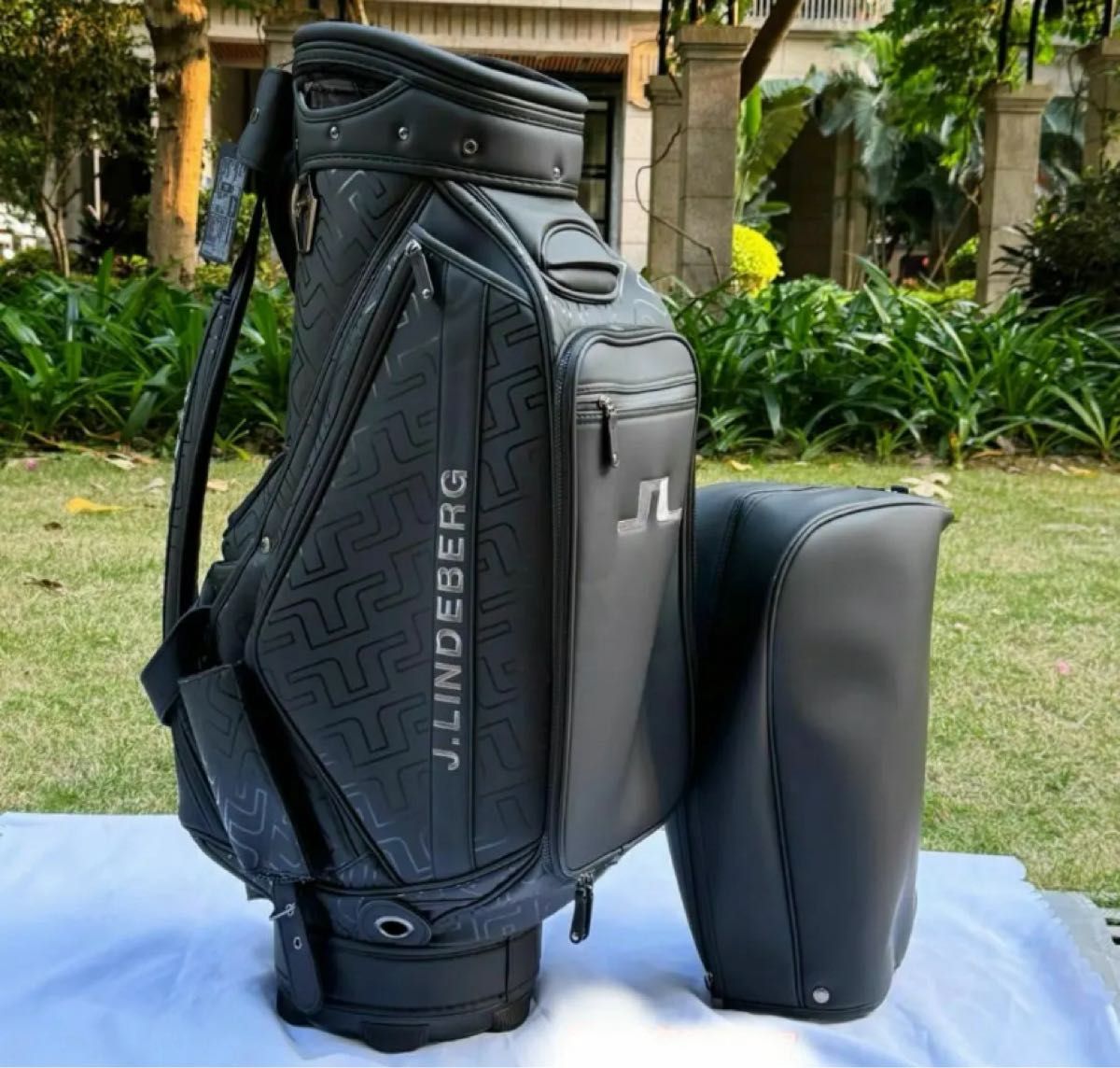 JLINDEBERG 大人気 ジェイリンドバーグ コラボ キャディバッグ 黒