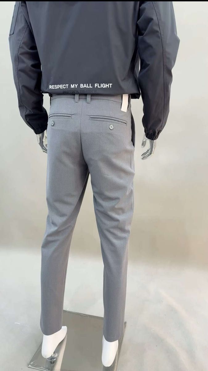 ジーフォアG/FORE メンズ ロングパンツグレー スリムフィット ゴルフ