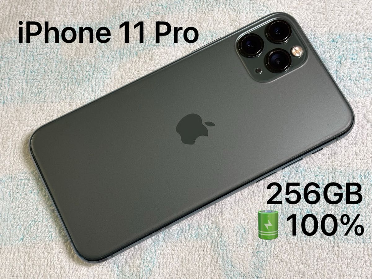 Apple iPhone 11 Pro 256GB ミッドナイトグリーン SIMフリー スマホ