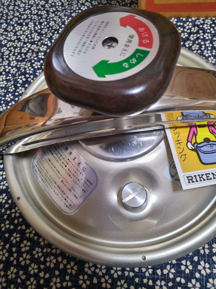 RIKEN 理研圧力鍋 ゴールド・デラックス 6L 1升炊き 未使用品｜Yahoo
