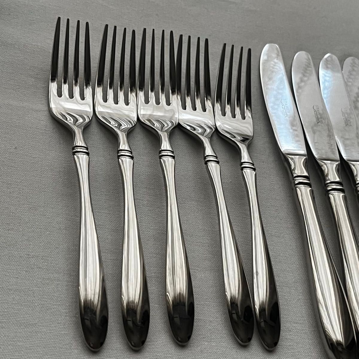 中古 アズマ インペリアル 18-18ステンレス ディナーカトラリーセット