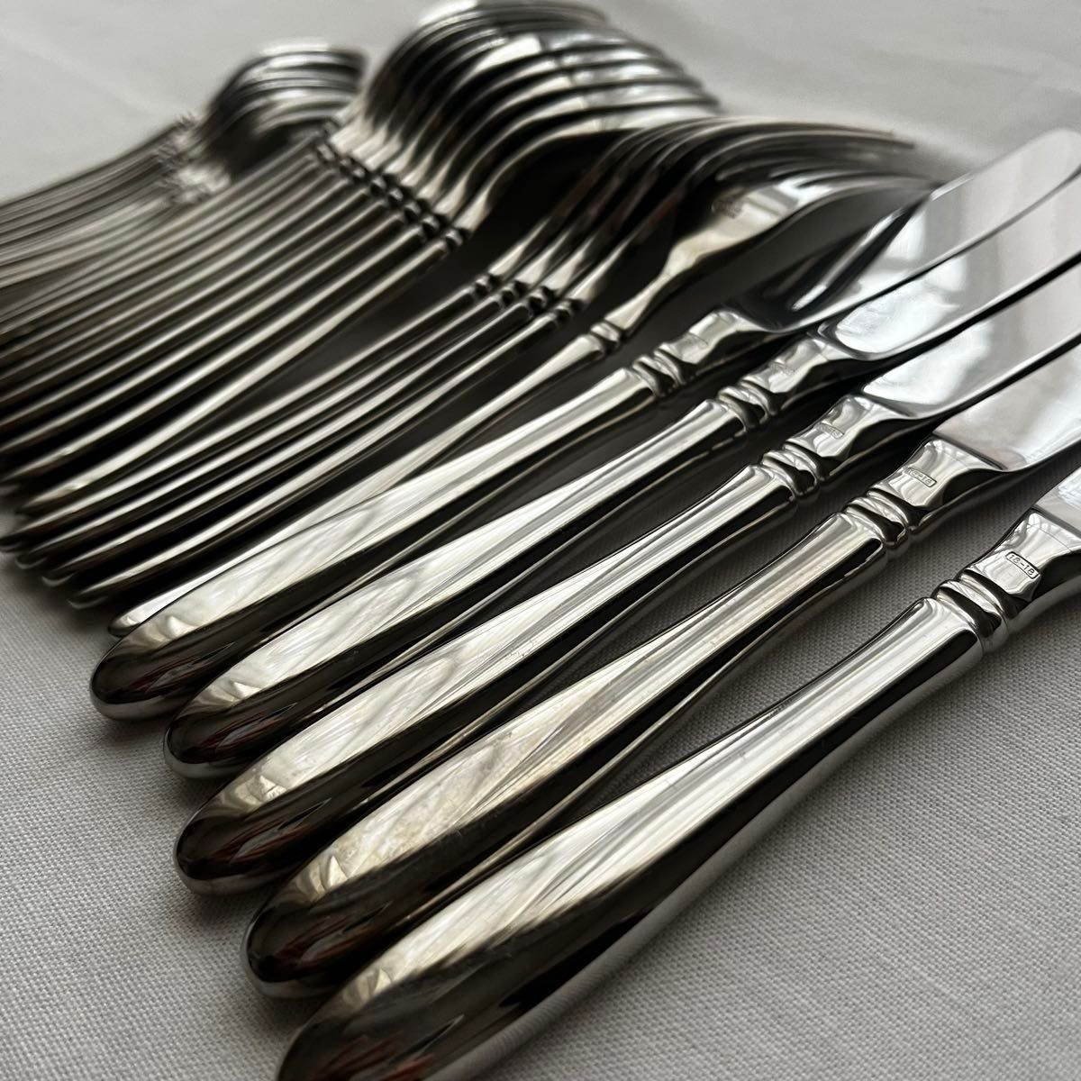 中古 アズマ インペリアル 18-18ステンレス ディナーカトラリーセット