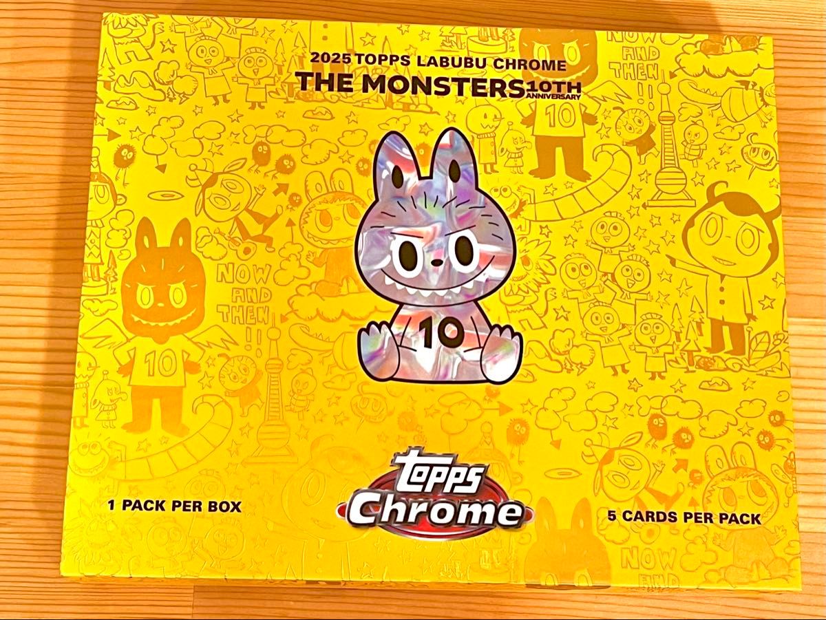 Topps Chrome ラブブ 10周年記念ボックス 2025 BOX 【1/13までクーポン