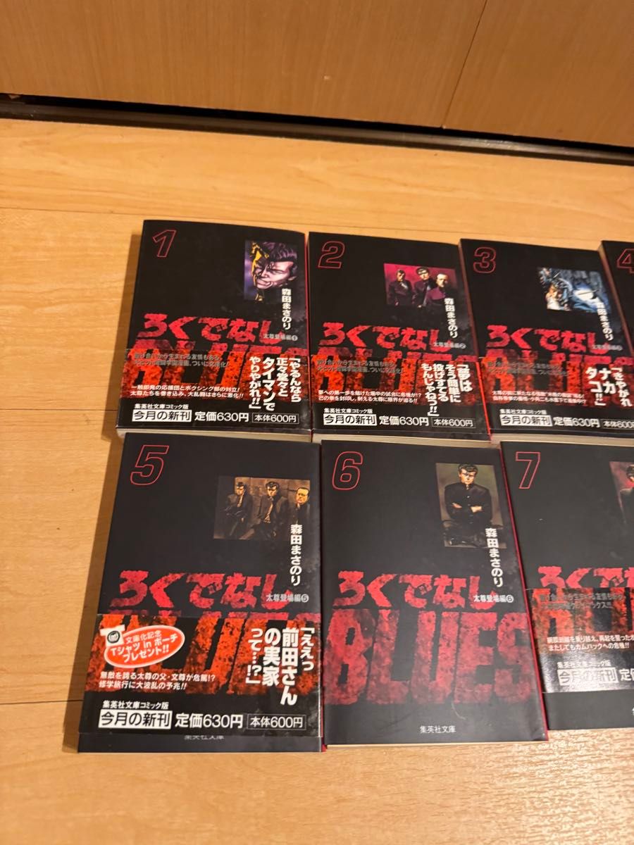 ろくでなしブルース 全巻セット 集英社 文庫版 森田まさのり