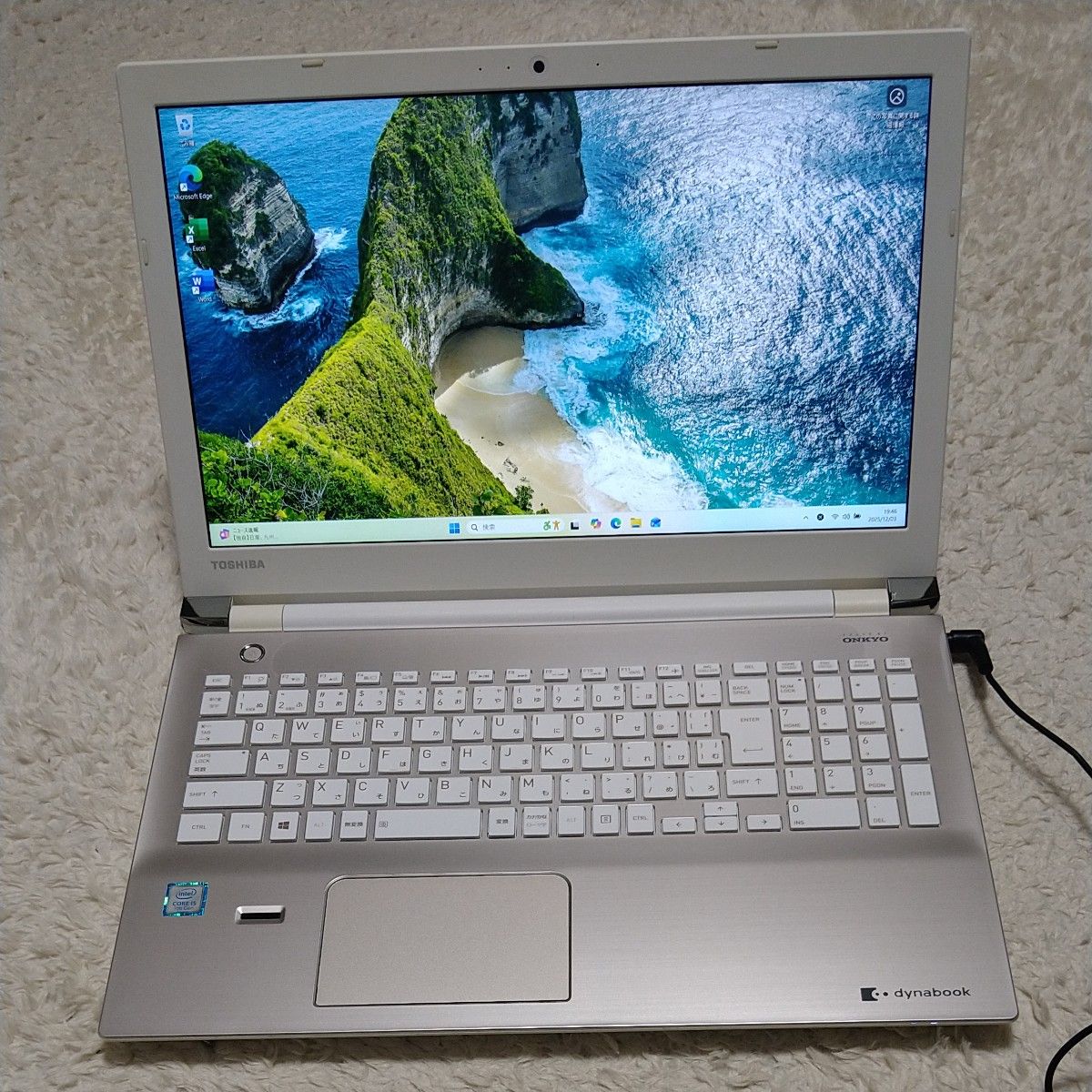 ジャンク dynabook T55/CGS Core i5 7200U 2 50GHz メモリー8GB SSD