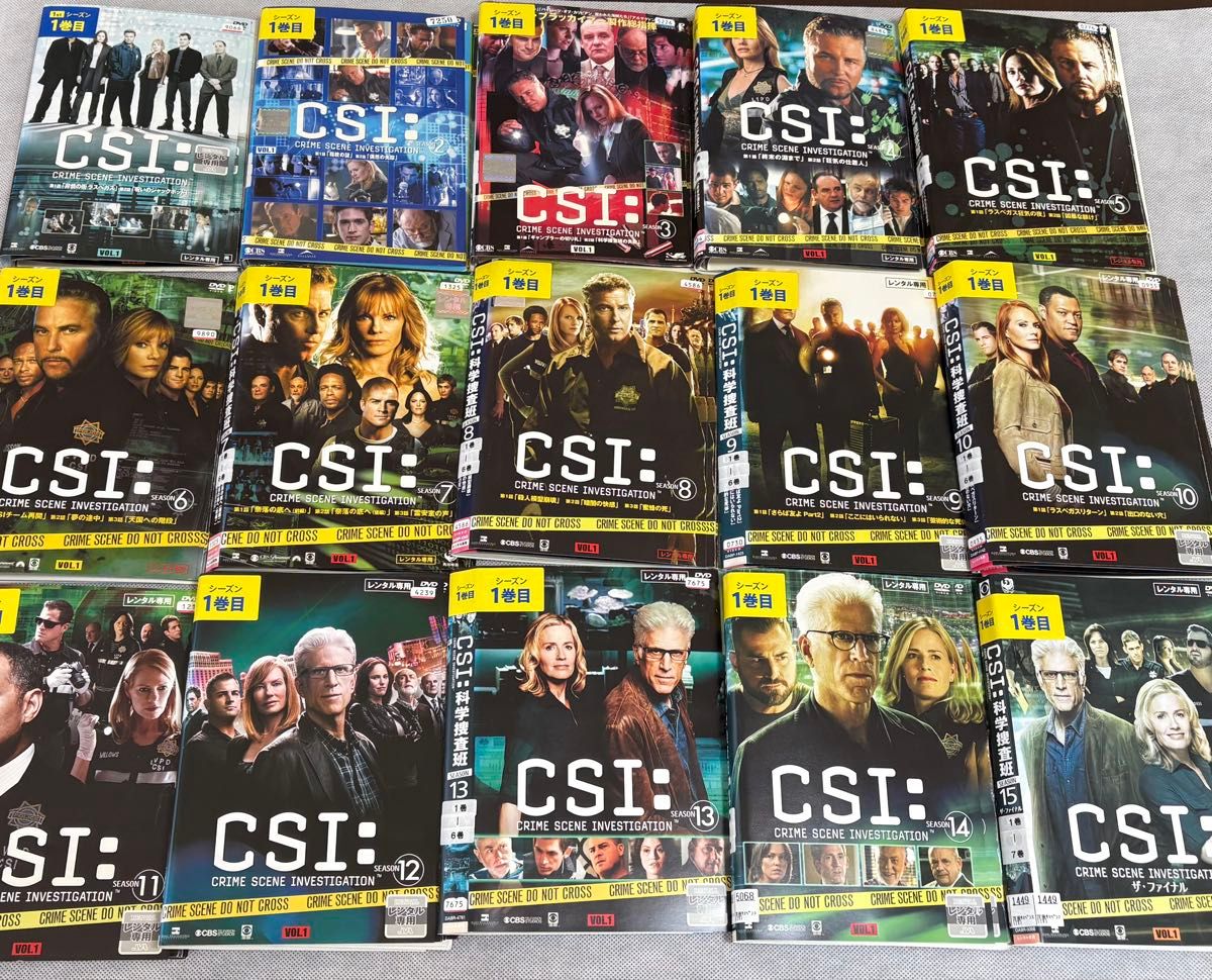 CSI 科学捜査班 シーズン1～15 DVD 全116巻 全巻セット｜Yahoo!フリマ