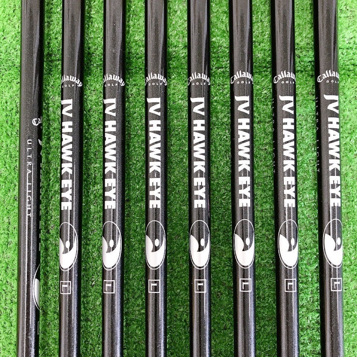 ツ42 キャロウェイ ホークアイVFT 8本レディースアイアンセットL