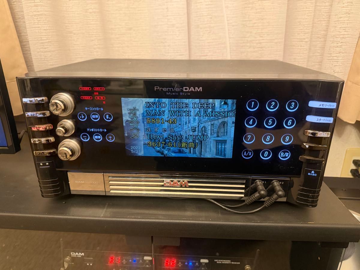 カラオケDAM XG1000家庭用ジャンク 2022年5月入り ロック制限等
