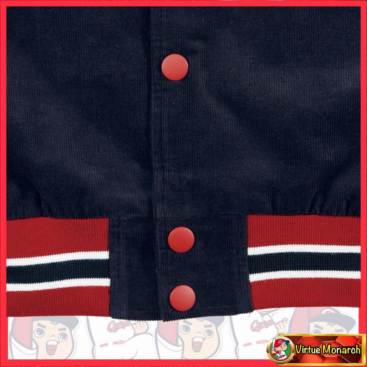 コーデュロイスタジャン(ネイビー) Lサイズ 広島東洋カープ｜Yahoo