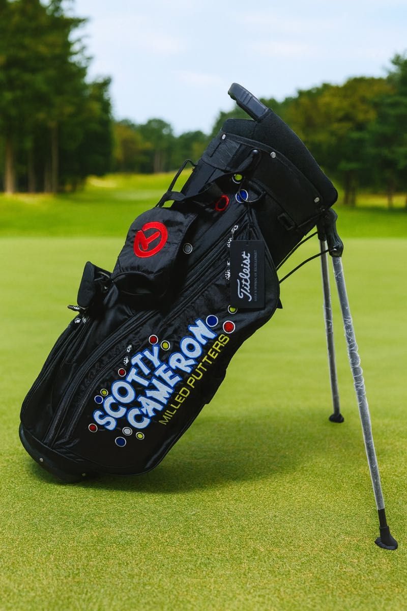 新品未使用 スコッティキャメロン キャディバッグ スタンド式 ブラック