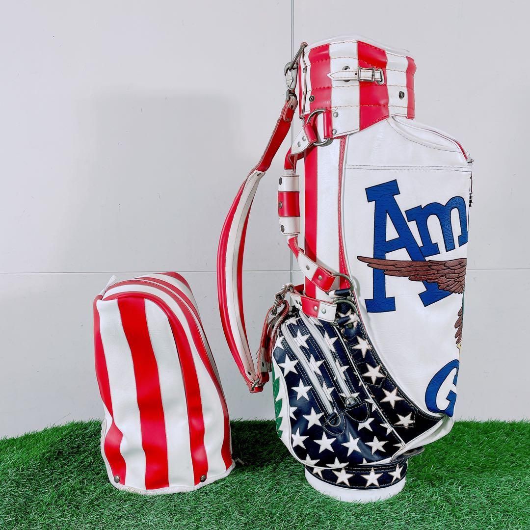 ゴルフ 6口 キャディバッグ ベルディングスポーツ 星条旗 N1930｜Yahoo