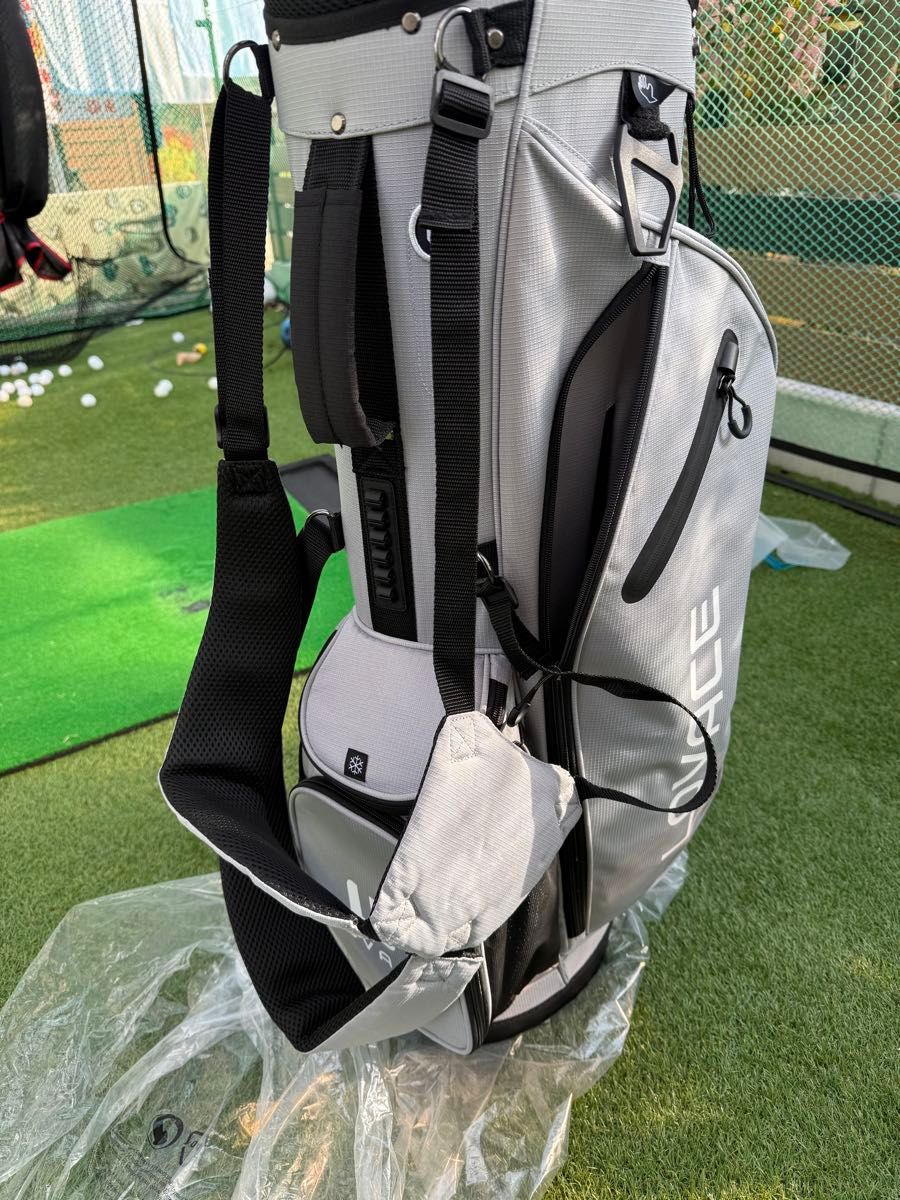 新品 未使用 LOVACE 14分割 軽量 スタンド キャディバッグ ゴルフ