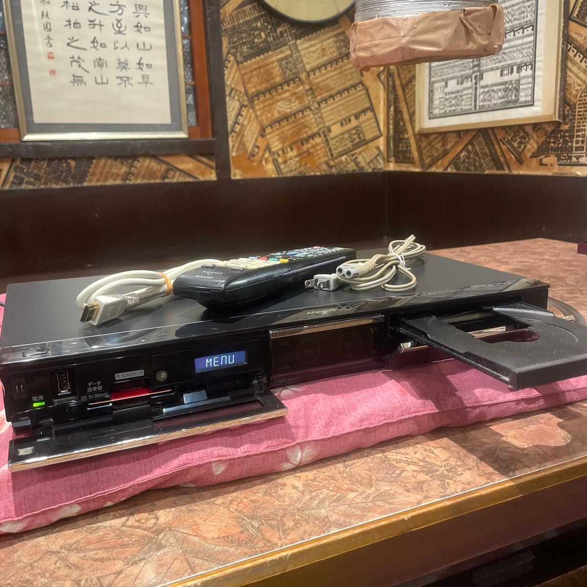 SHARP BD-HDW75 HDD/BD 2番組W録 500GBリモ等フル装備 ブルーレイ