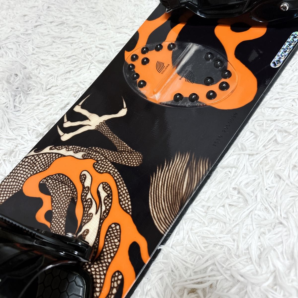 美品】ZUMA 飛燕龍 151cm FLOW ビンディングセット スノーボード 板