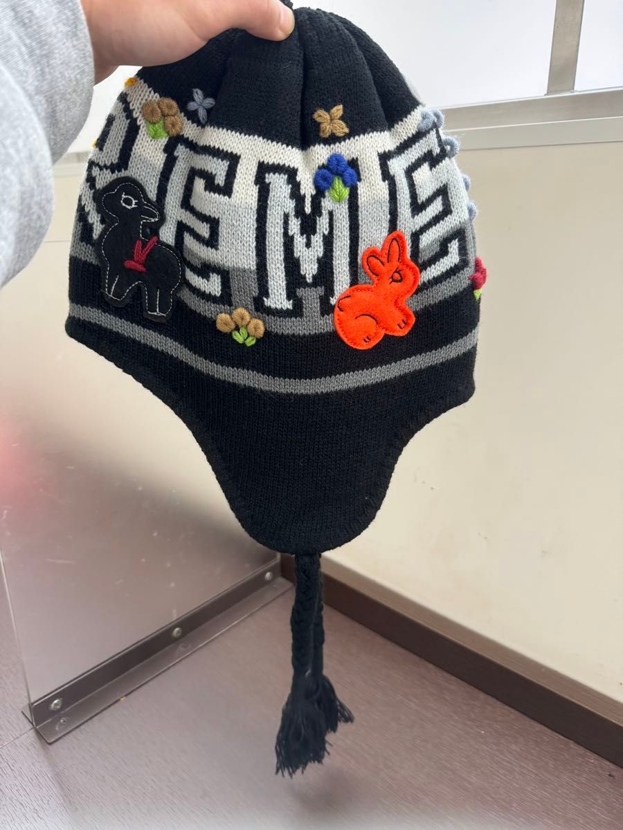 Supreme Felt Applique Earflap Beanie 