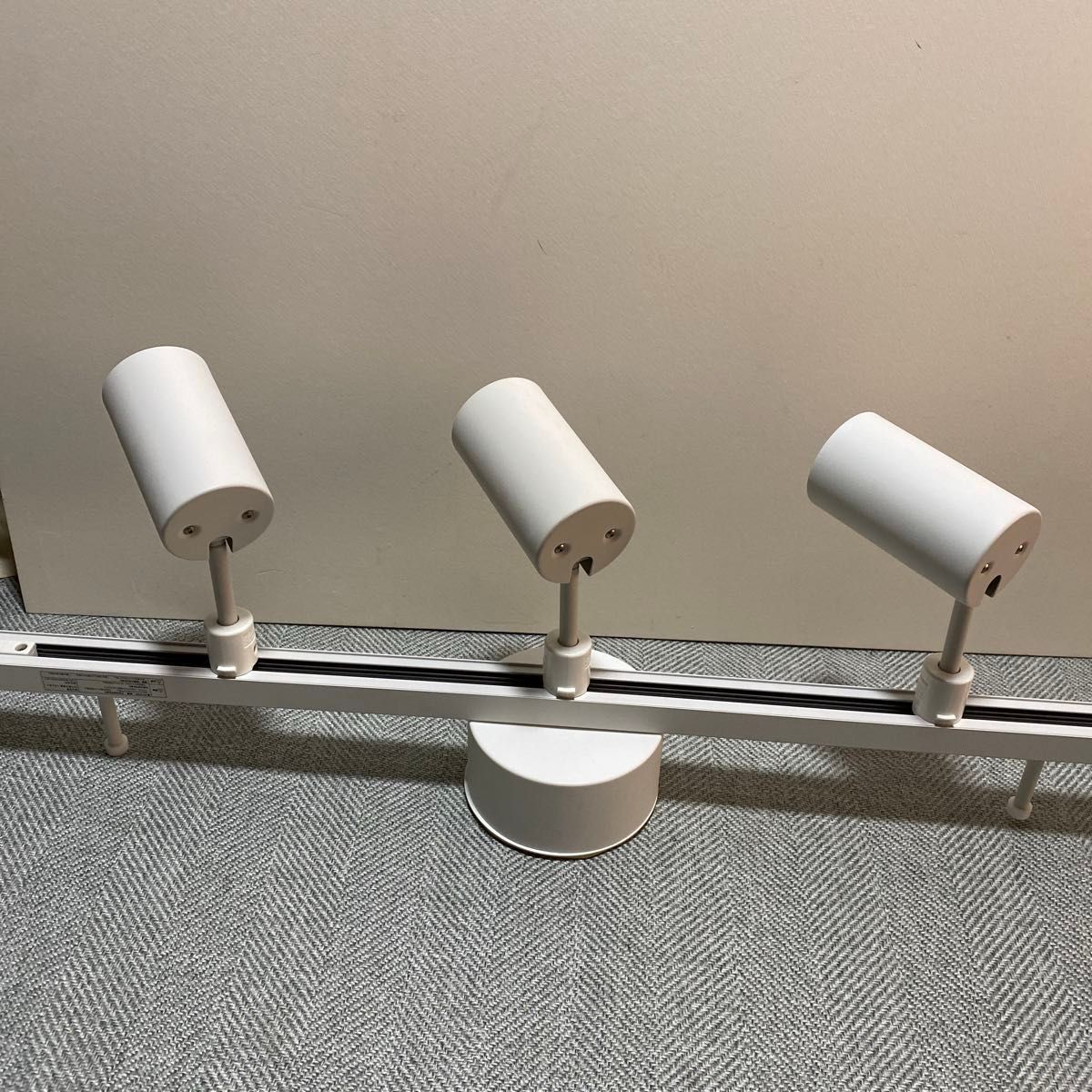 MUJI 無印良品 MUJI システムライト・スポットライト3個セット ダクト