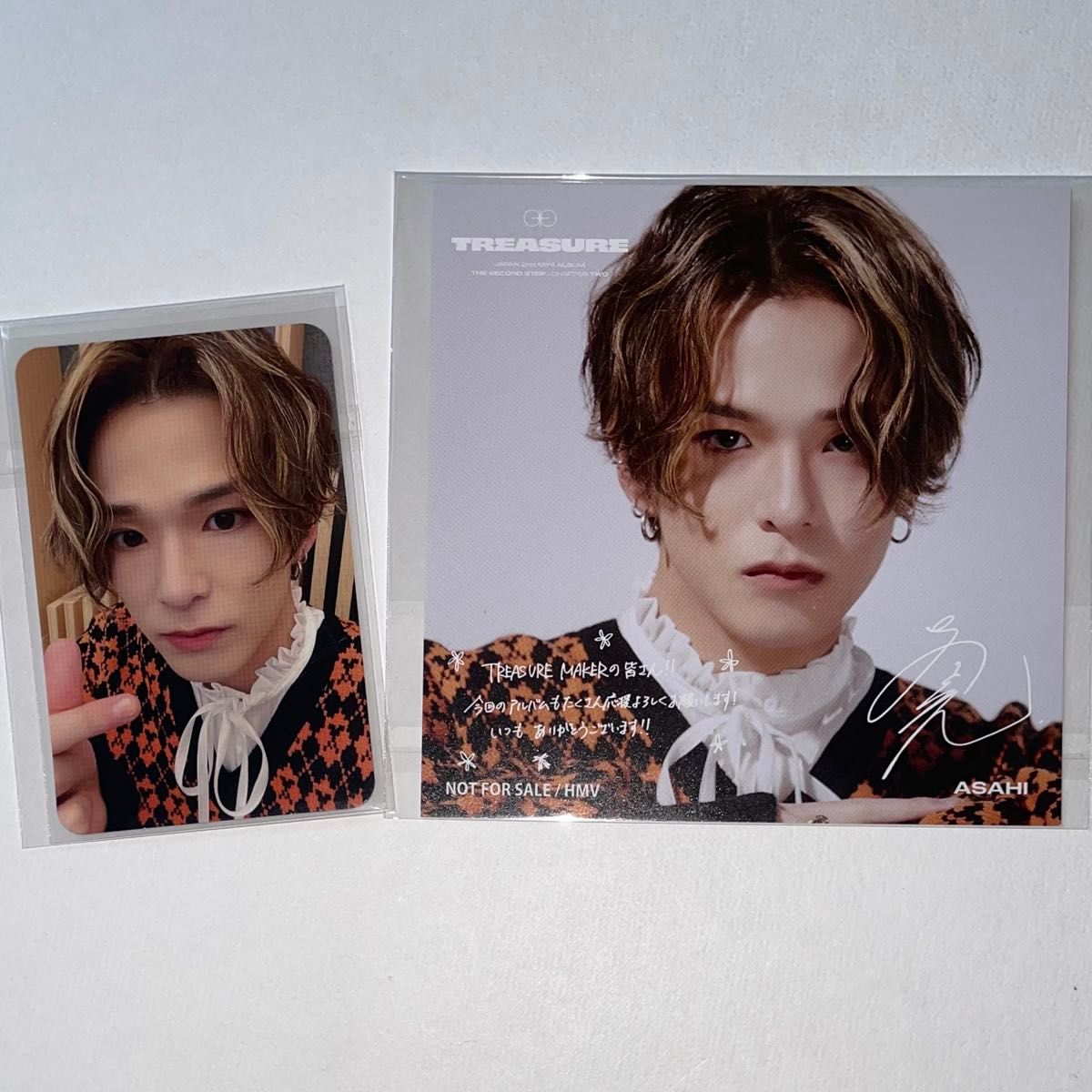 TREASURE アサヒ トレカ 特典 HMV ソロジャケット HELLO 日本アルバム