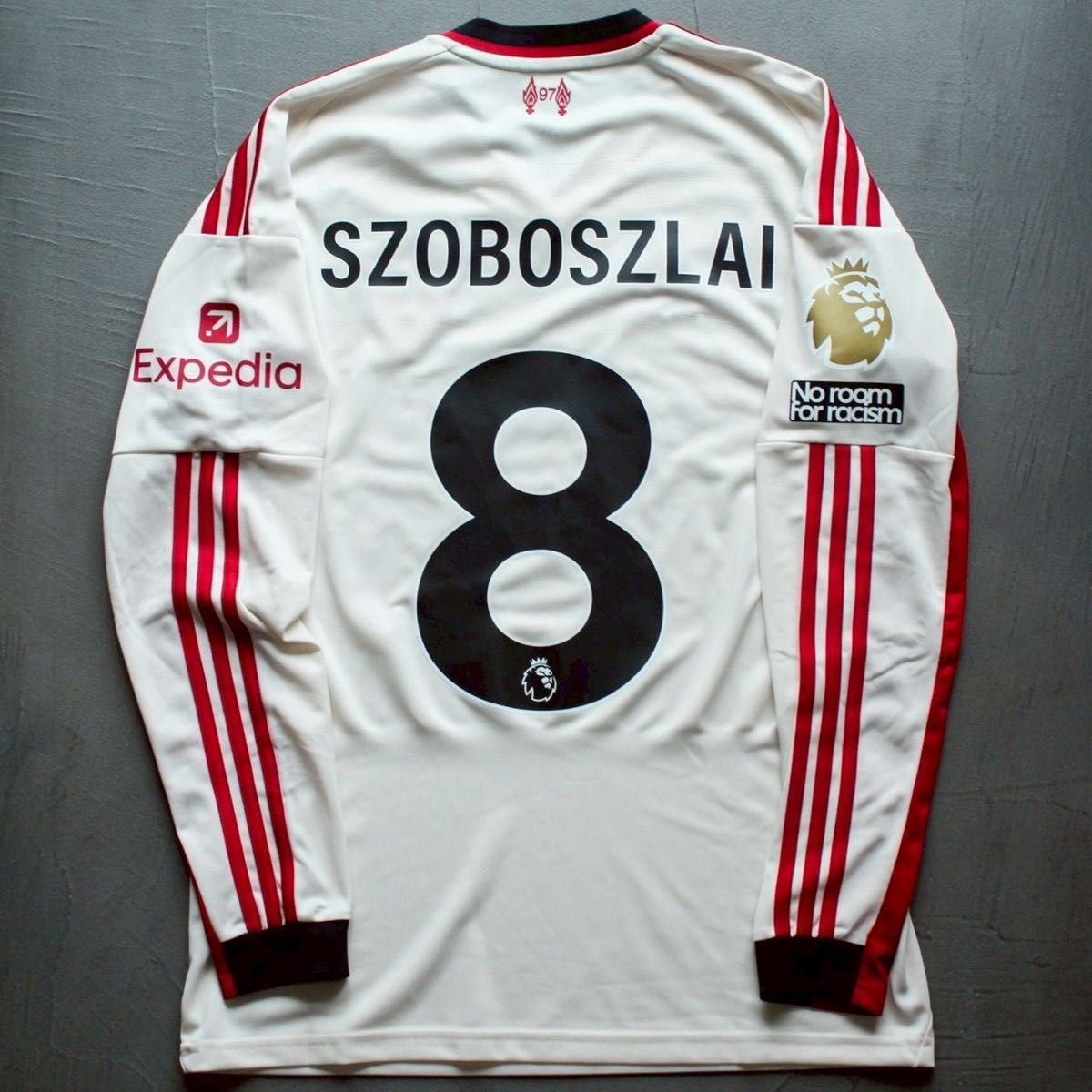 リバプール 25/26 ユニフォーム アウェイ 長袖 ソボスライ フルパッチ