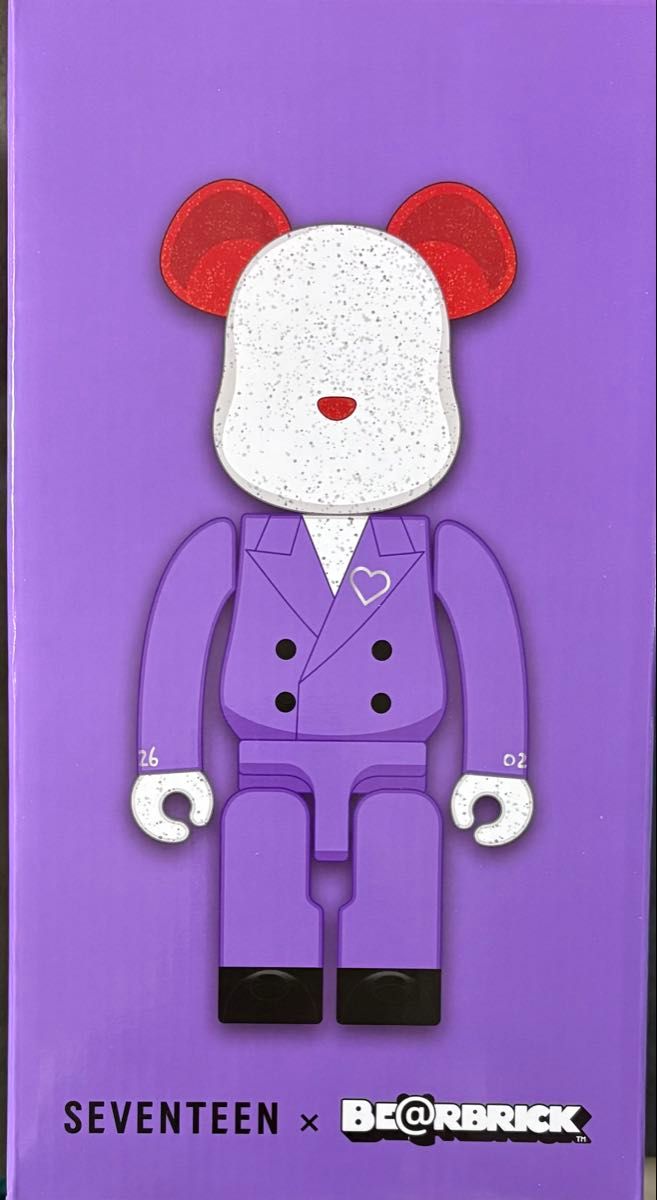 新品【エスクプス】seventeen BE@RBRICK ベアブリック 400% メディコム