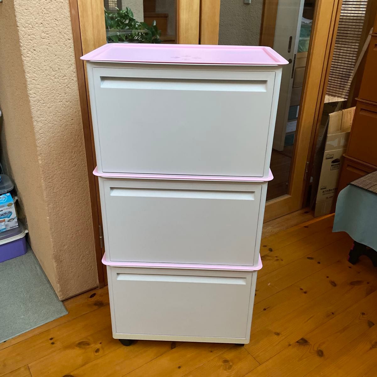 最後のお値下げ タッパーウェアマルチオーガナイザー3段 キャスター